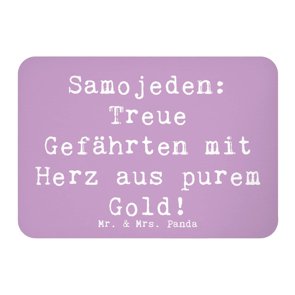 Magnet Saying Samojeden: Treue Gefährten mit Herz aus purem Gold! Pinnwandmagnet, Notiz Magnet, Motivmagnete, Kühlschrank Dekoration, Souvenir Magnet, Whiteboard Magnet, Kühlschrankmagnet, Dekomagnet, Hund, Hunderasse, Rassehund, Hundebesitzer, Geschenk, Tierfreund, Schenken, Welpe