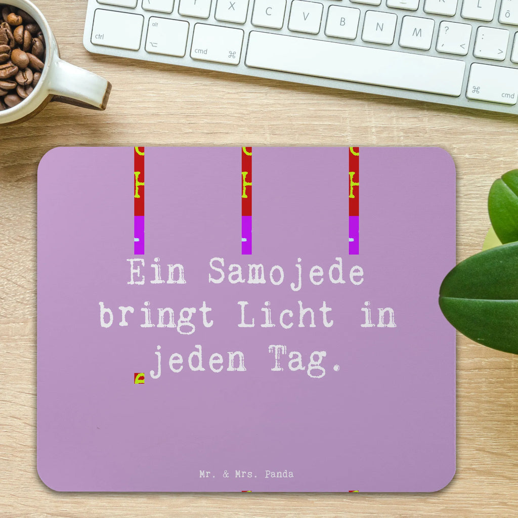 Mauspad Spruch Samojede Licht Mauspad, PC Zubehör, Mauspad Büro, Designer Mauspad, Mousepad, Arbeitszimmer, Mausunterlage, Computer zubehör, Büroausstattung, Einzigartiges Mauspad, Hund, Hunderasse, Rassehund, Hundebesitzer, Geschenk, Tierfreund, Schenken, Welpe