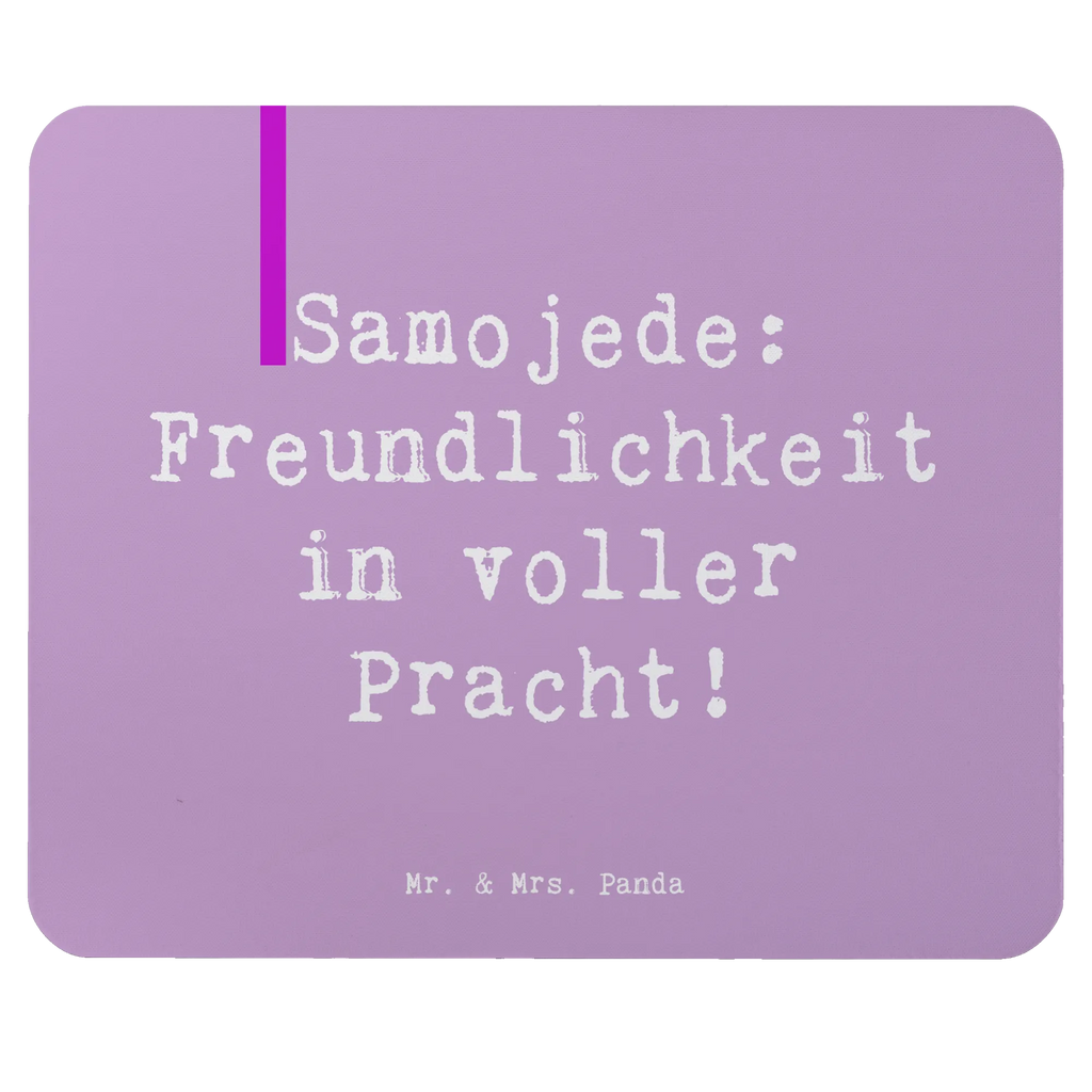 Mouse mat Saying Samojede: Freundlichkeit in voller Pracht! Mousepad, Büroausstattung, Mausunterlage, Einzigartiges Mauspad, Arbeitszimmer, Mauspad Büro, PC Zubehör, Designer Mauspad, Mauspad, Computer zubehör, Hund, Hunderasse, Rassehund, Hundebesitzer, Geschenk, Tierfreund, Schenken, Welpe