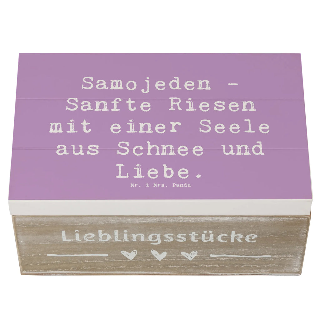 Holzkiste Spruch Samojede Liebe XXL, Erinnerungsbox, Geschenkbox, Dekokiste, Erinnerungskiste, Truhe, Kiste, Aufbewahrungsbox, Schatzkiste, Holzkiste, Schatulle, Geschenkdose, Hund, Hunderasse, Rassehund, Hundebesitzer, Geschenk, Tierfreund, Schenken, Welpe