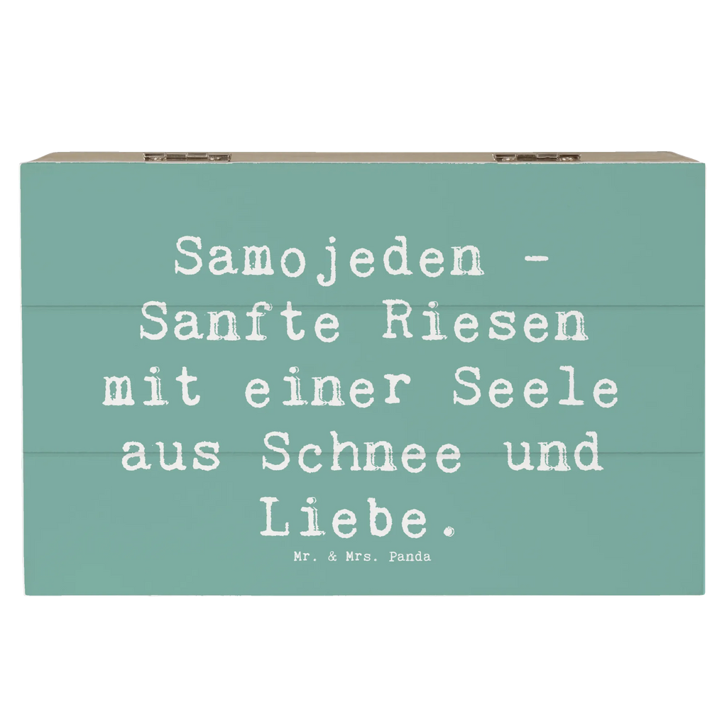 Holzkiste Spruch Samojede Liebe XXL, Erinnerungsbox, Geschenkbox, Dekokiste, Erinnerungskiste, Truhe, Kiste, Aufbewahrungsbox, Schatzkiste, Holzkiste, Schatulle, Geschenkdose, Hund, Hunderasse, Rassehund, Hundebesitzer, Geschenk, Tierfreund, Schenken, Welpe
