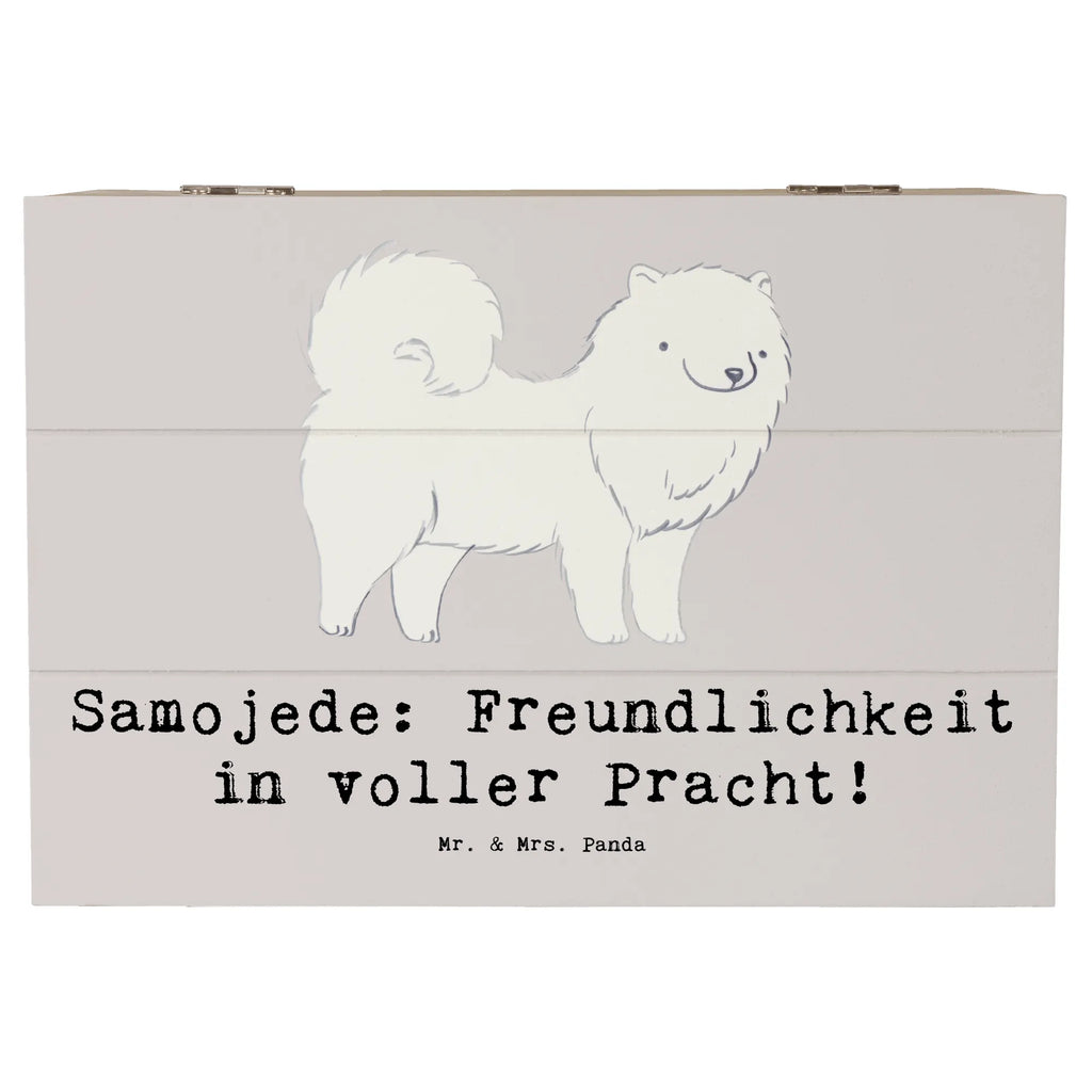 Wooden chest Samojede: Freundlichkeit in voller Pracht! Erinnerungskiste, Kiste, XXL, Dekokiste, Aufbewahrungsbox, Geschenkdose, Erinnerungsbox, Schatulle, Truhe, Schatzkiste, Holzkiste, Geschenkbox, Hund, Hunderasse, Rassehund, Hundebesitzer, Geschenk, Tierfreund, Schenken, Welpe