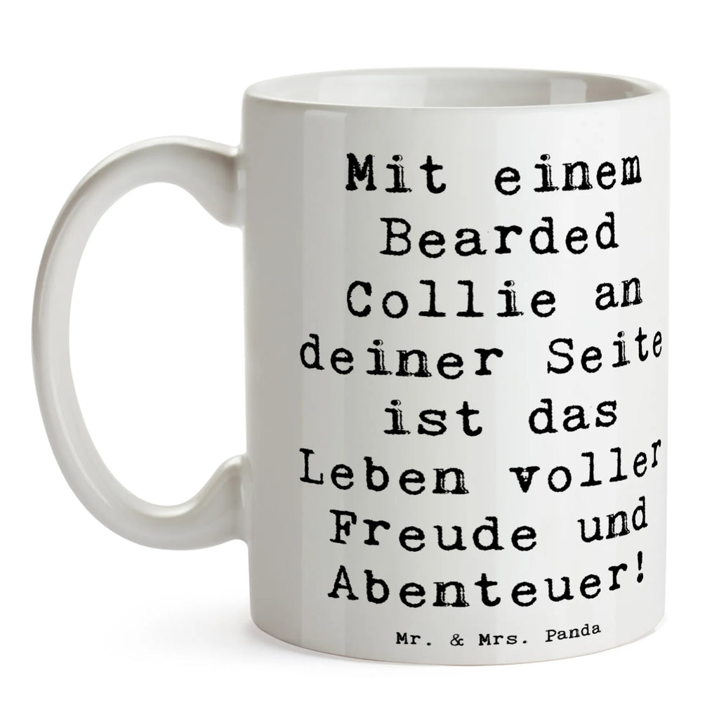 Tasse Spruch Bearded Collie Freund Kaffeetasse, Bürotasse, Tasse, Teetasse, Geschenktasse, Tasse mit Motiven, Tasse mit Zitaten, Keramiktasse, Porzellantasse, Hund, Hunderasse, Rassehund, Hundebesitzer, Geschenk, Tierfreund, Schenken, Welpe