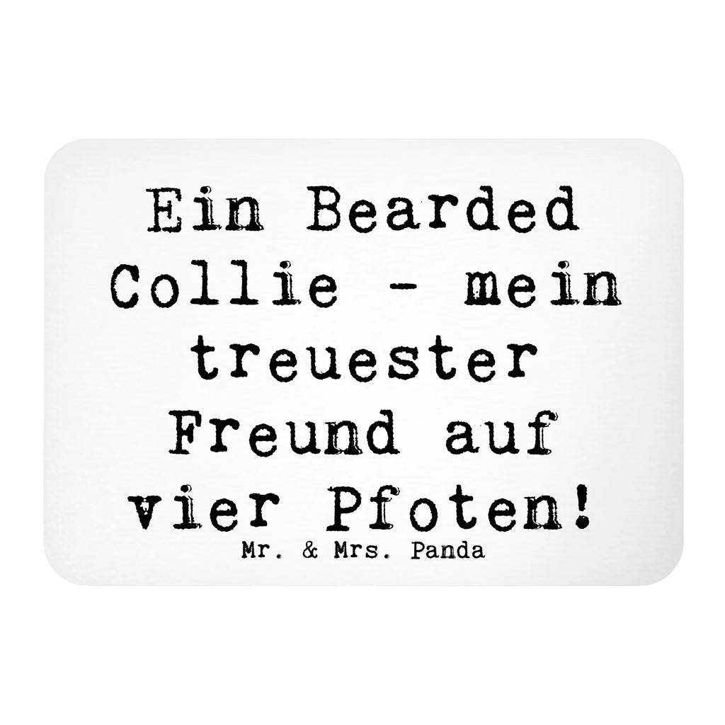 Magnet Spruch Bearded Collie Freund Souvenir Magnet, Dekomagnet, Pinnwandmagnet, Kühlschrankmagnet, Notiz Magnet, Whiteboard Magnet, Kühlschrank Dekoration, Motivmagnete, Hund, Hunderasse, Rassehund, Hundebesitzer, Geschenk, Tierfreund, Schenken, Welpe