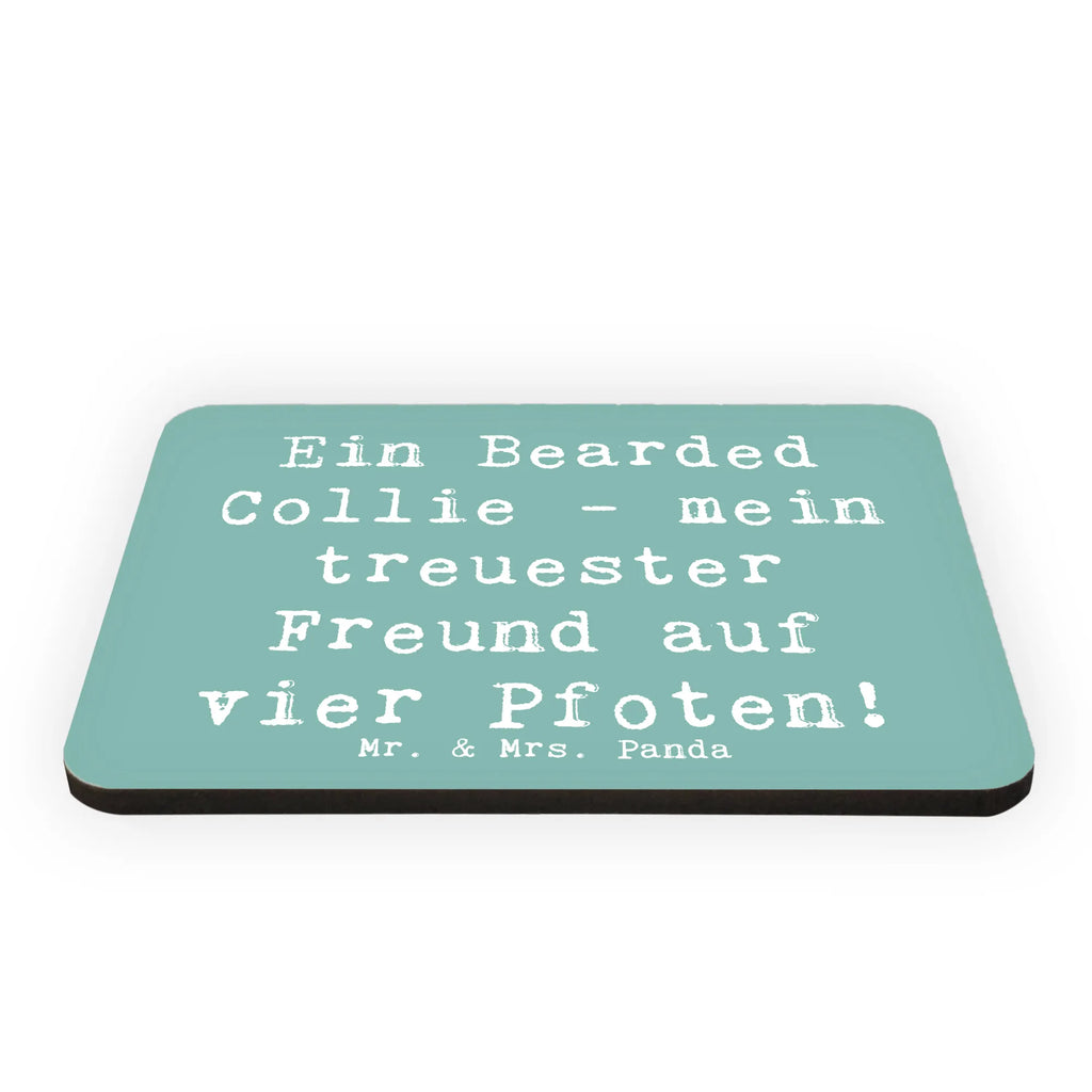Magnet Spruch Bearded Collie Freund Souvenir Magnet, Dekomagnet, Pinnwandmagnet, Kühlschrankmagnet, Notiz Magnet, Whiteboard Magnet, Kühlschrank Dekoration, Motivmagnete, Hund, Hunderasse, Rassehund, Hundebesitzer, Geschenk, Tierfreund, Schenken, Welpe