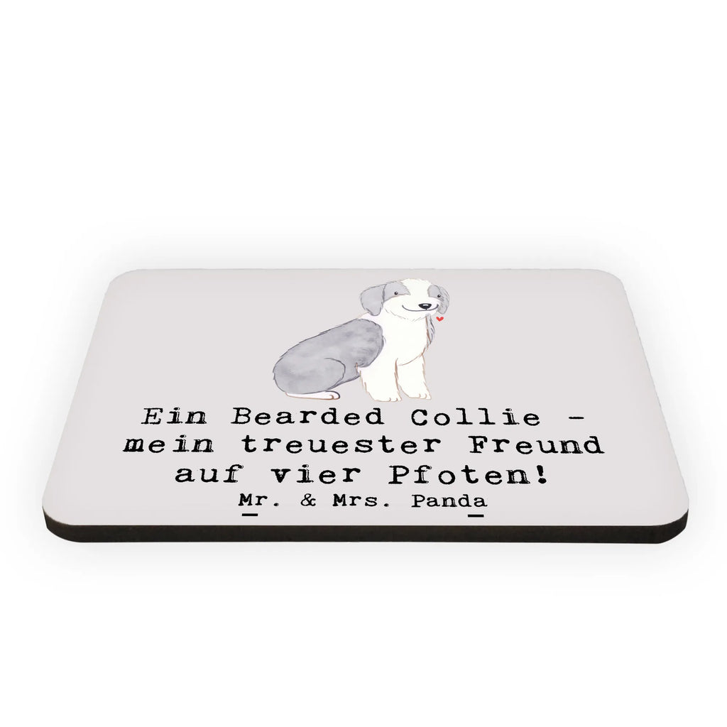 Magnet Bearded Collie Freund Whiteboard Magnet, Notiz Magnet, Souvenir Magnet, Motivmagnete, Kühlschrank Dekoration, Kühlschrankmagnet, Pinnwandmagnet, Dekomagnet, Hund, Hunderasse, Rassehund, Hundebesitzer, Geschenk, Tierfreund, Schenken, Welpe