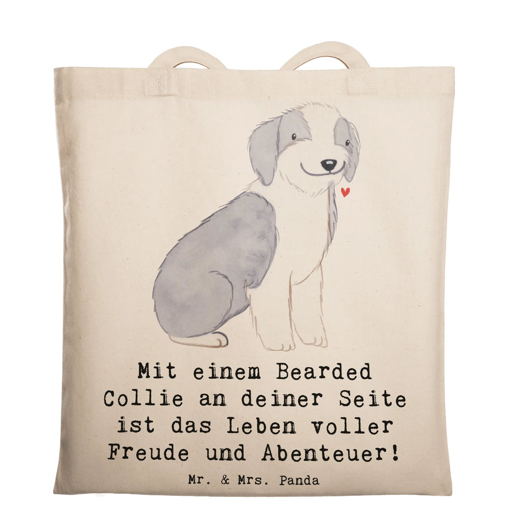 Tragetasche Bearded Collie Freund Jutebeutel, Strandtasche, Schultertasche, Beutel, Laptoptasche, Stofftasche, Einkaufstasche, Badetasche, Shopper, Tragetasche, Umhängetasche, Beuteltasche, Tasche, Stoffbeutel, Jutetasche, Einkaufstüte, Hund, Hunderasse, Rassehund, Hundebesitzer, Geschenk, Tierfreund, Schenken, Welpe