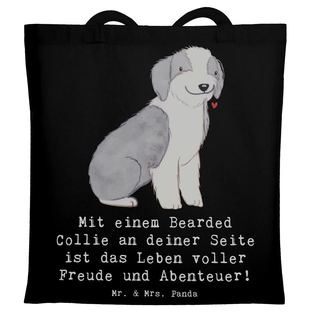 Tragetasche Bearded Collie Freund Jutebeutel, Strandtasche, Schultertasche, Beutel, Laptoptasche, Stofftasche, Einkaufstasche, Badetasche, Shopper, Tragetasche, Umhängetasche, Beuteltasche, Tasche, Stoffbeutel, Jutetasche, Einkaufstüte, Hund, Hunderasse, Rassehund, Hundebesitzer, Geschenk, Tierfreund, Schenken, Welpe
