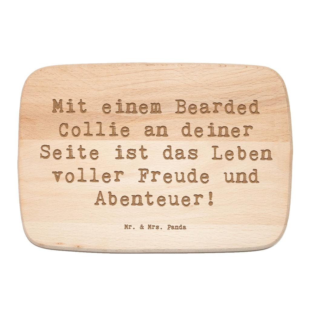 Holzbrett Spruch Bearded Collie Freund Küchenbrett, Frühstücksbrett, Schneidebrett Holz, Frühstücksbrettchen, Schneidebrett, Holzbrett, Hund, Hunderasse, Rassehund, Hundebesitzer, Geschenk, Tierfreund, Schenken, Welpe