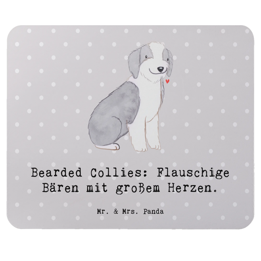 Mauspad Bearded Collie Bärenherz Designer Mauspad, PC Zubehör, Mauspad, Mausunterlage, Mousepad, Arbeitszimmer, Mauspad Büro, Computer zubehör, Einzigartiges Mauspad, Büroausstattung, Hund, Hunderasse, Rassehund, Hundebesitzer, Geschenk, Tierfreund, Schenken, Welpe