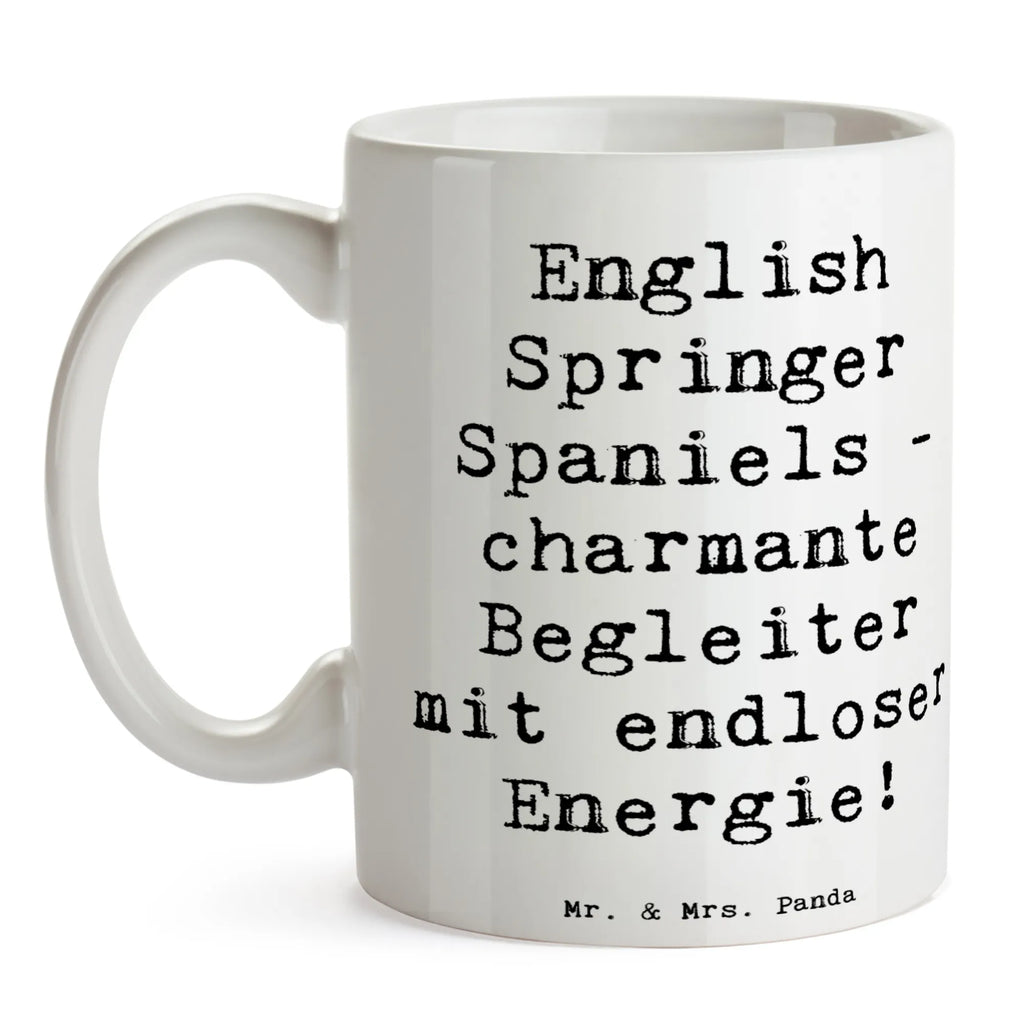 Tasse Spruch English Springer Spaniel Charme Geschenktasse, Porzellantasse, Tasse mit Zitaten, Teetasse, Kaffeetasse, Bürotasse, Keramiktasse, Tasse mit Motiven, Tasse, Hund, Hunderasse, Rassehund, Hundebesitzer, Geschenk, Tierfreund, Schenken, Welpe