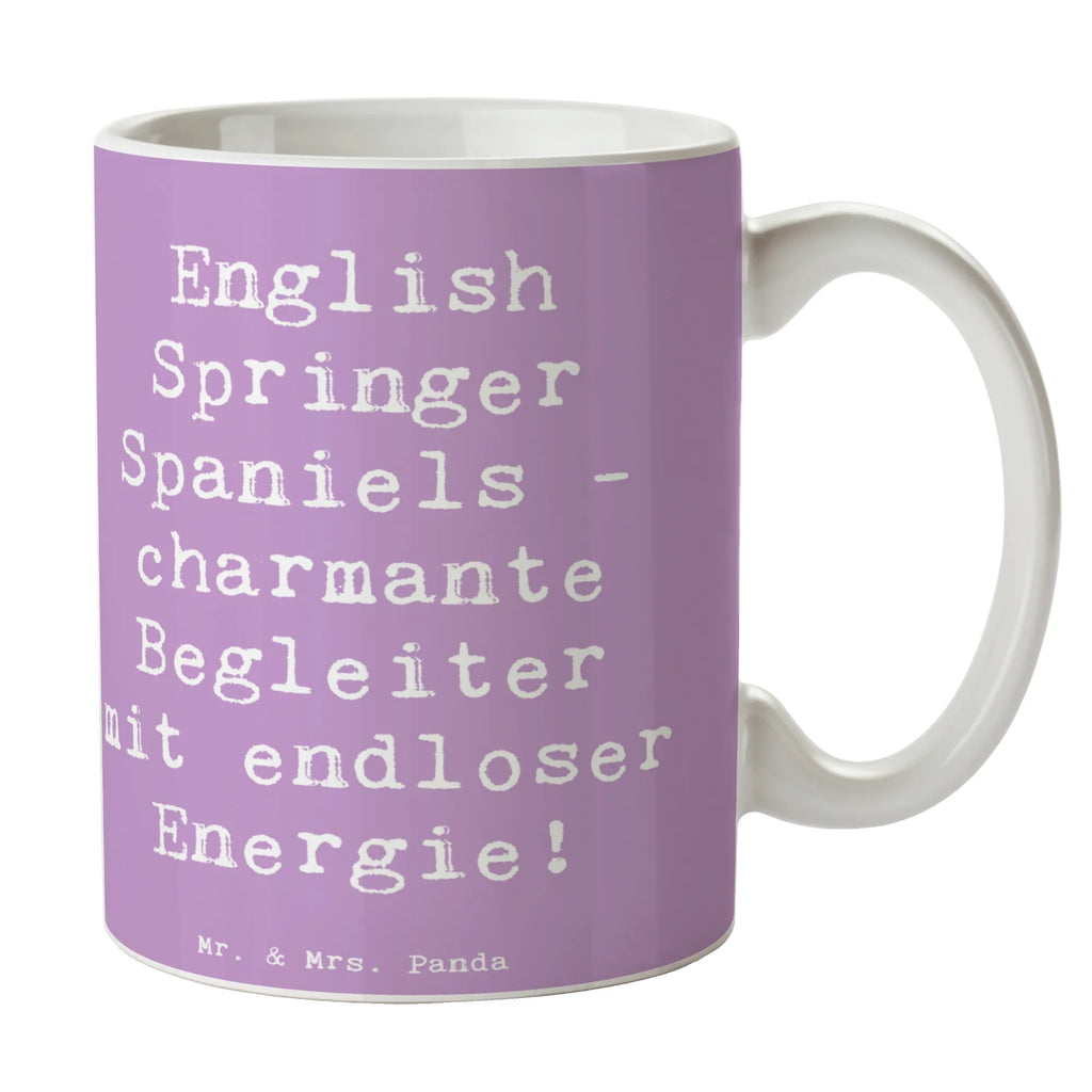 Tasse Spruch English Springer Spaniel Charme Geschenktasse, Porzellantasse, Tasse mit Zitaten, Teetasse, Kaffeetasse, Bürotasse, Keramiktasse, Tasse mit Motiven, Tasse, Hund, Hunderasse, Rassehund, Hundebesitzer, Geschenk, Tierfreund, Schenken, Welpe