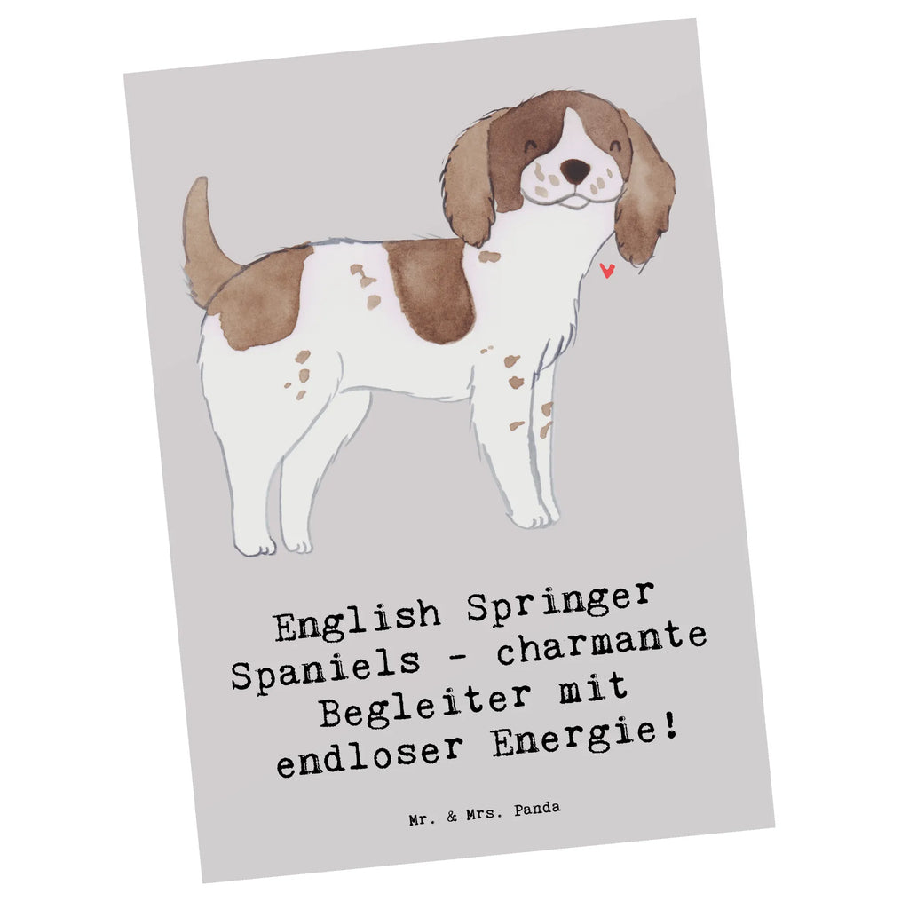 Postkarte English Springer Spaniel Charme Geschenkkarte, Einladung, Karte, Geburtstagskarte, Einladungskarten Geburtstag, Ansichtskarte, Einladung Geburtstag, Ansichtskarten, Postkarte, Einladungskarte, Dankeskarte, Grußkarte, Hund, Hunderasse, Rassehund, Hundebesitzer, Geschenk, Tierfreund, Schenken, Welpe