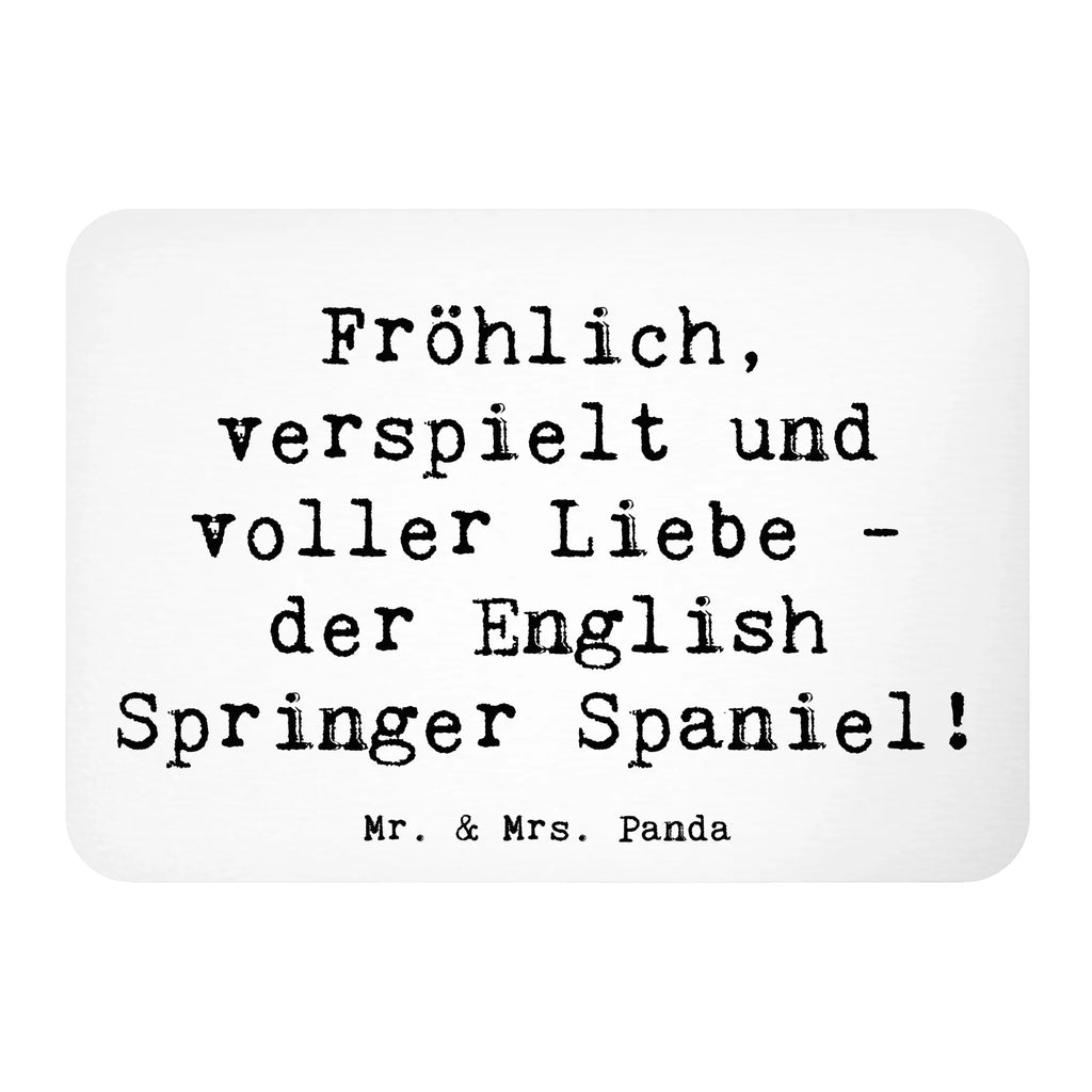 Magnet Saying Fröhlich, verspielt und voller Liebe - der English Springer Spaniel! Pinnwandmagnet, Dekomagnet, Kühlschrank Dekoration, Souvenir Magnet, Notiz Magnet, Whiteboard Magnet, Kühlschrankmagnet, Motivmagnete, Hund, Hunderasse, Rassehund, Hundebesitzer, Geschenk, Tierfreund, Schenken, Welpe