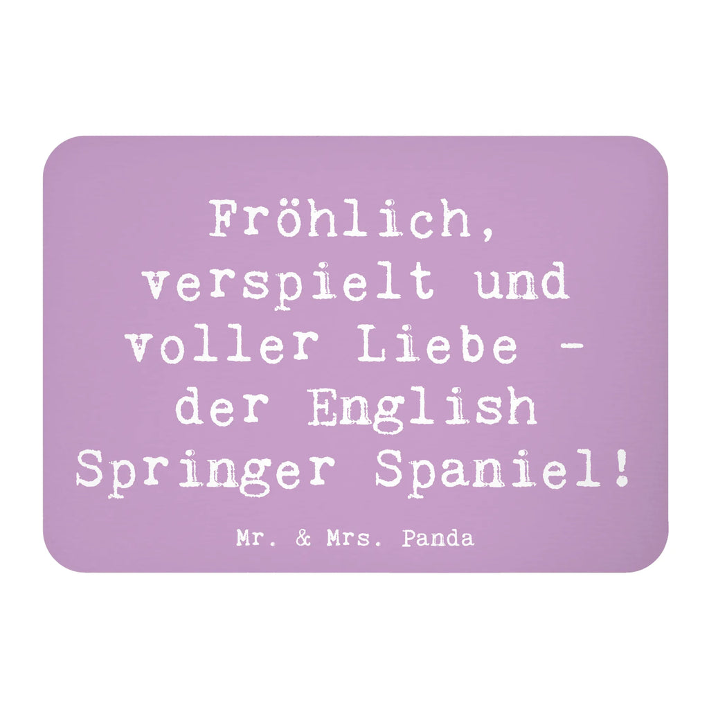 Magnet Saying Fröhlich, verspielt und voller Liebe - der English Springer Spaniel! Pinnwandmagnet, Dekomagnet, Kühlschrank Dekoration, Souvenir Magnet, Notiz Magnet, Whiteboard Magnet, Kühlschrankmagnet, Motivmagnete, Hund, Hunderasse, Rassehund, Hundebesitzer, Geschenk, Tierfreund, Schenken, Welpe