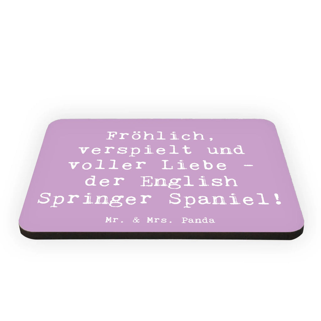 Magnet Saying Fröhlich, verspielt und voller Liebe - der English Springer Spaniel! Pinnwandmagnet, Dekomagnet, Kühlschrank Dekoration, Souvenir Magnet, Notiz Magnet, Whiteboard Magnet, Kühlschrankmagnet, Motivmagnete, Hund, Hunderasse, Rassehund, Hundebesitzer, Geschenk, Tierfreund, Schenken, Welpe