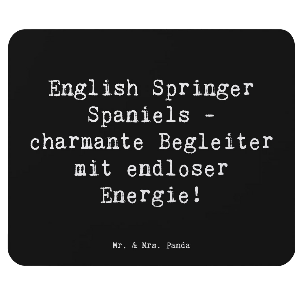 Mouse mat Saying English Springer Spaniels - charmante Begleiter mit endloser Energie! Büroausstattung, Einzigartiges Mauspad, Mousepad, Mausunterlage, Mauspad Büro, Arbeitszimmer, Computer zubehör, PC Zubehör, Designer Mauspad, Mauspad, Hund, Hunderasse, Rassehund, Hundebesitzer, Geschenk, Tierfreund, Schenken, Welpe