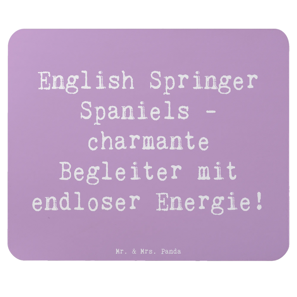 Mouse mat Saying English Springer Spaniels - charmante Begleiter mit endloser Energie! Büroausstattung, Einzigartiges Mauspad, Mousepad, Mausunterlage, Mauspad Büro, Arbeitszimmer, Computer zubehör, PC Zubehör, Designer Mauspad, Mauspad, Hund, Hunderasse, Rassehund, Hundebesitzer, Geschenk, Tierfreund, Schenken, Welpe