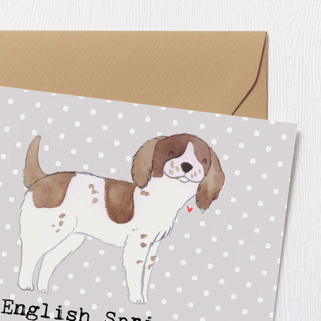 Deluxe Card English Springer Spaniels - charmante Begleiter mit endloser Energie! Klappkarte, Hochzeitskarte, Karte, Glückwunschkarte, Hochwertige Klappkarte, Einladungskarte, Geburtstagskarte, Hochwertige Grußkarte, Grußkarte, Hund, Hunderasse, Rassehund, Hundebesitzer, Geschenk, Tierfreund, Schenken, Welpe