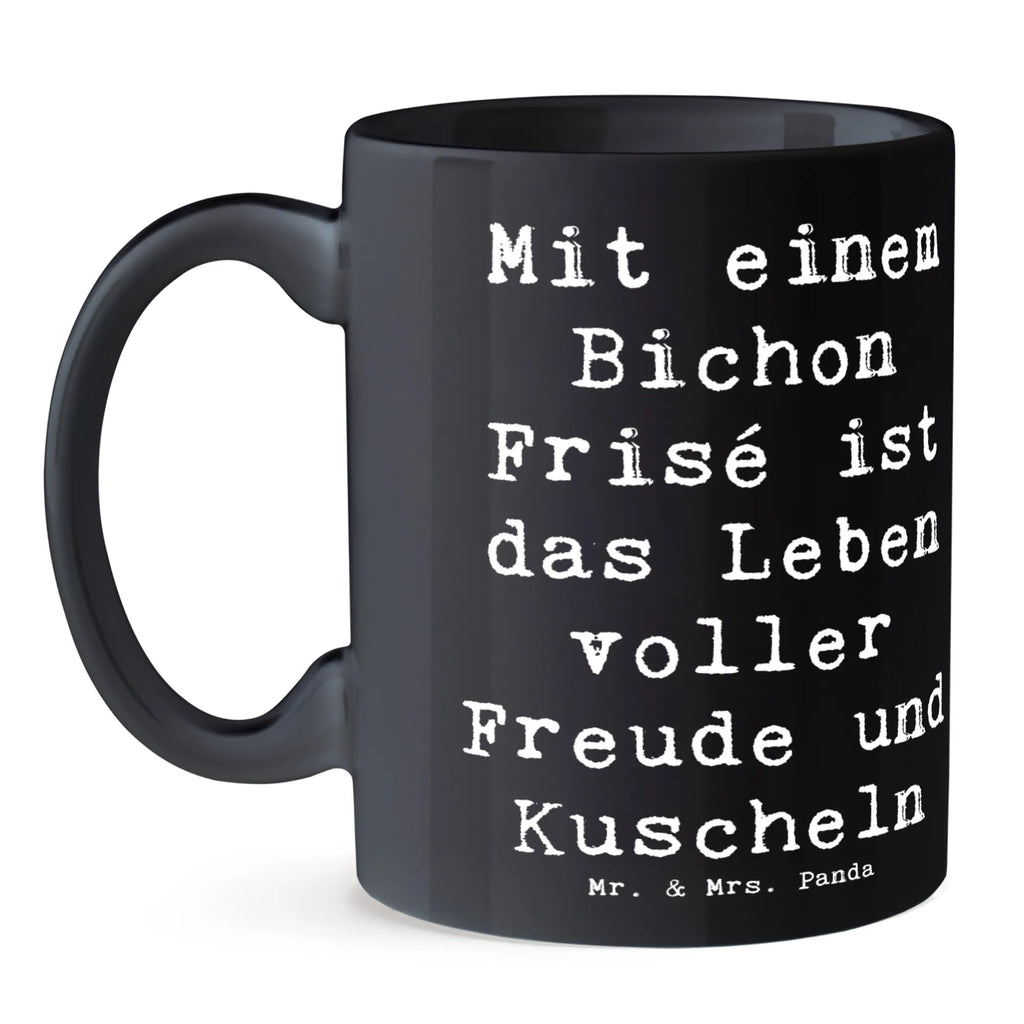 Tasse Spruch Bichon Frisé Freude Tasse mit Motiven, Bürotasse, Keramiktasse, Teetasse, Geschenktasse, Kaffeetasse, Porzellantasse, Tasse mit Zitaten, Tasse, Hund, Hunderasse, Rassehund, Hundebesitzer, Geschenk, Tierfreund, Schenken, Welpe