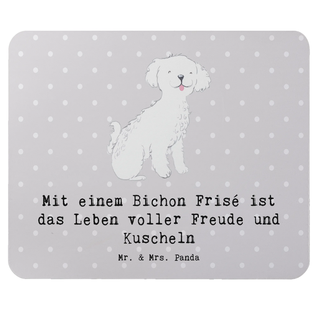 Mouse mat Mit einem Bichon Frisé ist das Leben voller Freude und Kuscheln Mausunterlage, Mousepad, Designer Mauspad, Einzigartiges Mauspad, Mauspad, Arbeitszimmer, Mauspad Büro, PC Zubehör, Büroausstattung, Computer zubehör, Hund, Hunderasse, Rassehund, Hundebesitzer, Geschenk, Tierfreund, Schenken, Welpe