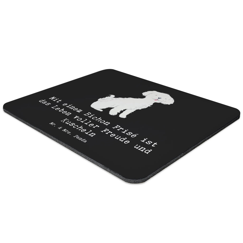 Mouse mat Mit einem Bichon Frisé ist das Leben voller Freude und Kuscheln Mausunterlage, Mousepad, Designer Mauspad, Einzigartiges Mauspad, Mauspad, Arbeitszimmer, Mauspad Büro, PC Zubehör, Büroausstattung, Computer zubehör, Hund, Hunderasse, Rassehund, Hundebesitzer, Geschenk, Tierfreund, Schenken, Welpe