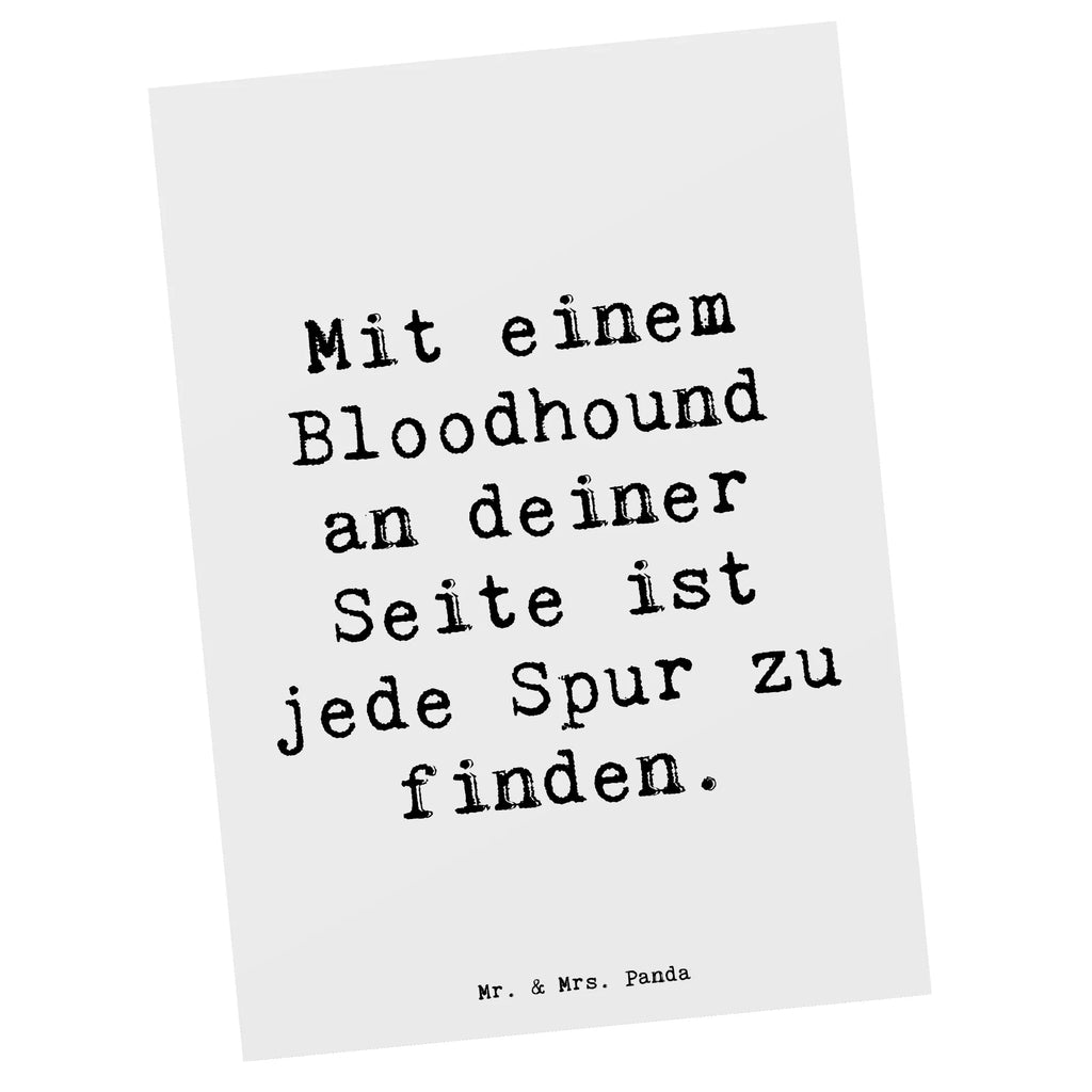 Postkarte Spruch Bloodhound Spur Einladung, Einladungskarte, Geburtstagskarte, Dankeskarte, Ansichtskarte, Postkarte, Ansichtskarten, Grußkarte, Karte, Einladungskarten Geburtstag, Geschenkkarte, Einladung Geburtstag, Hund, Hunderasse, Rassehund, Hundebesitzer, Geschenk, Tierfreund, Schenken, Welpe