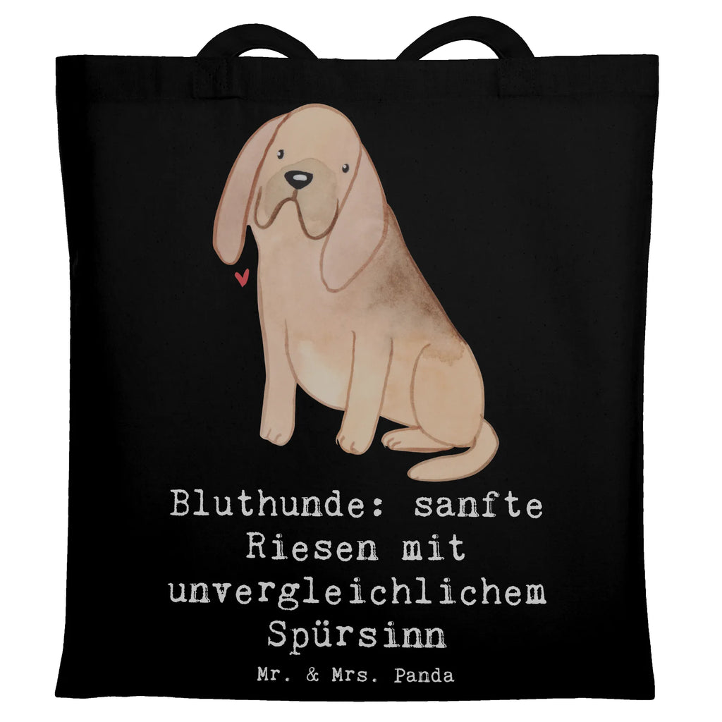 Tote bag Bluthunde: sanfte Riesen mit unvergleichlichem Spürsinn Beuteltasche, Tasche, Strandtasche, Umhängetasche, Schultertasche, Badetasche, Jutetasche, Stofftasche, Einkaufstasche, Tragetasche, Stoffbeutel, Beutel, Einkaufstüte, Jutebeutel, Shopper, Laptoptasche, Hund, Hunderasse, Rassehund, Hundebesitzer, Geschenk, Tierfreund, Schenken, Welpe
