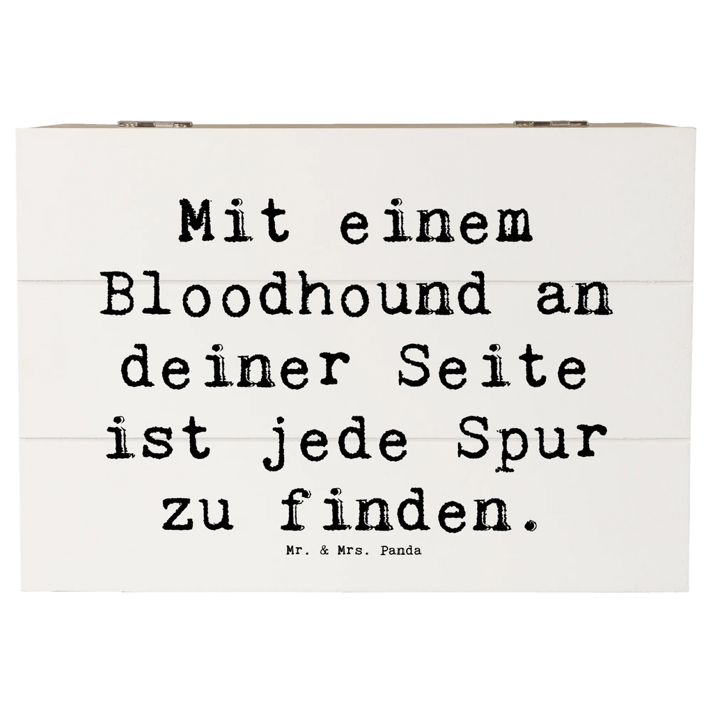 Wooden chest Saying Mit einem Bloodhound an deiner Seite ist jede Spur zu finden. Schatzkiste, Aufbewahrungsbox, Erinnerungskiste, Holzkiste, Schatulle, Dekokiste, Geschenkdose, Truhe, Kiste, Geschenkbox, Erinnerungsbox, XXL, Hund, Hunderasse, Rassehund, Hundebesitzer, Geschenk, Tierfreund, Schenken, Welpe