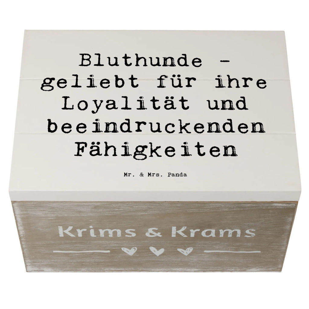Wooden chest Saying Bluthunde - geliebt für ihre Loyalität und beeindruckenden Fähigkeiten Erinnerungsbox, Geschenkbox, Schatzkiste, Truhe, Erinnerungskiste, Aufbewahrungsbox, Holzkiste, Kiste, Schatulle, XXL, Dekokiste, Geschenkdose, Hund, Hunderasse, Rassehund, Hundebesitzer, Geschenk, Tierfreund, Schenken, Welpe