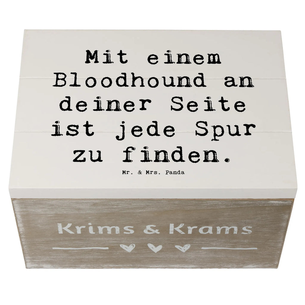Wooden chest Saying Mit einem Bloodhound an deiner Seite ist jede Spur zu finden. Schatzkiste, Aufbewahrungsbox, Erinnerungskiste, Holzkiste, Schatulle, Dekokiste, Geschenkdose, Truhe, Kiste, Geschenkbox, Erinnerungsbox, XXL, Hund, Hunderasse, Rassehund, Hundebesitzer, Geschenk, Tierfreund, Schenken, Welpe