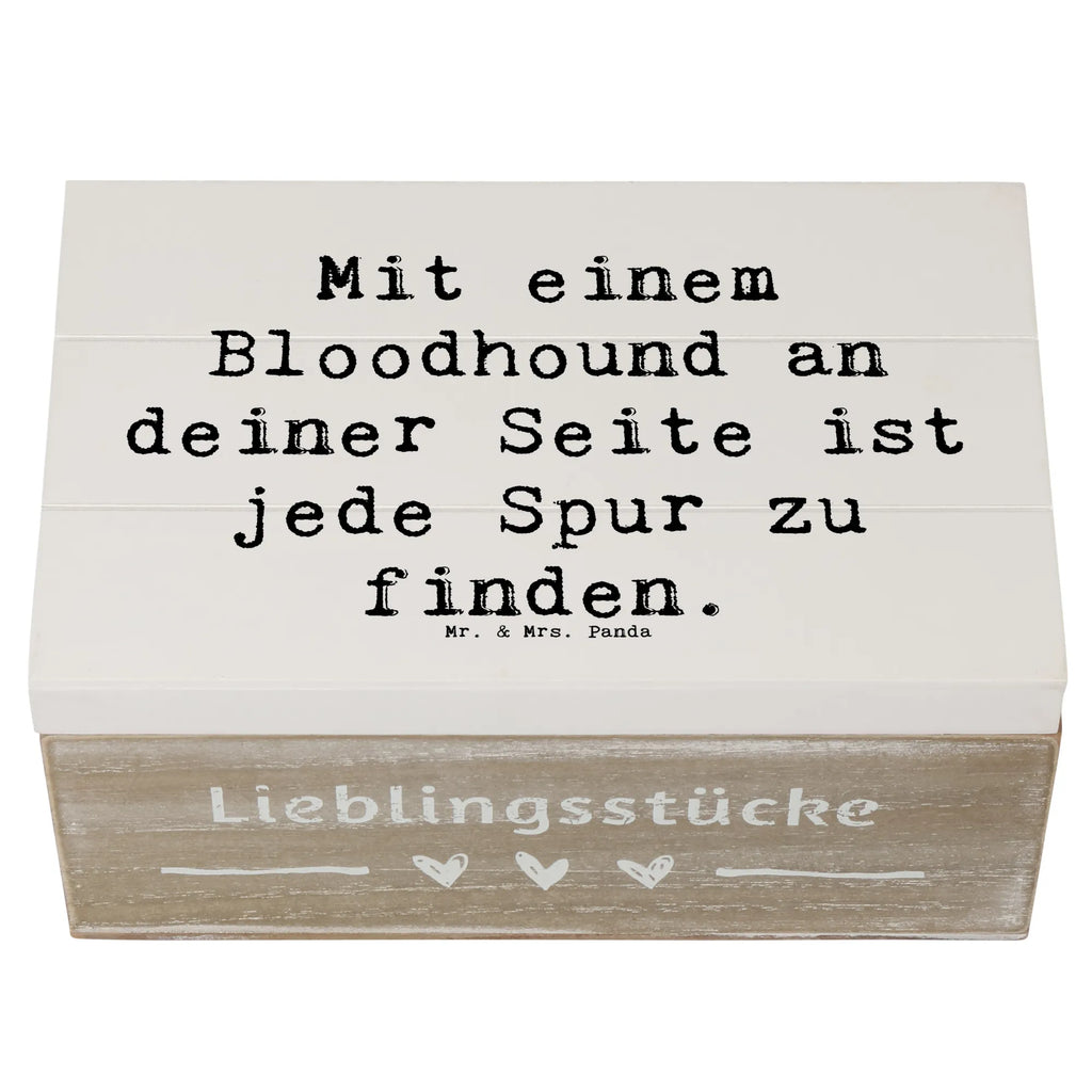 Wooden chest Saying Mit einem Bloodhound an deiner Seite ist jede Spur zu finden. Schatzkiste, Aufbewahrungsbox, Erinnerungskiste, Holzkiste, Schatulle, Dekokiste, Geschenkdose, Truhe, Kiste, Geschenkbox, Erinnerungsbox, XXL, Hund, Hunderasse, Rassehund, Hundebesitzer, Geschenk, Tierfreund, Schenken, Welpe