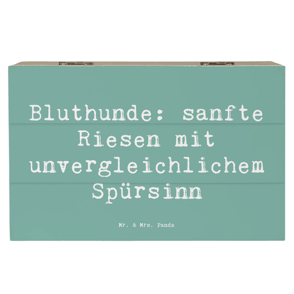 Wooden chest Saying Bluthunde: sanfte Riesen mit unvergleichlichem Spürsinn Geschenkdose, Dekokiste, Kiste, Truhe, Erinnerungskiste, Aufbewahrungsbox, Geschenkbox, Schatulle, Erinnerungsbox, Schatzkiste, Holzkiste, XXL, Hund, Hunderasse, Rassehund, Hundebesitzer, Geschenk, Tierfreund, Schenken, Welpe