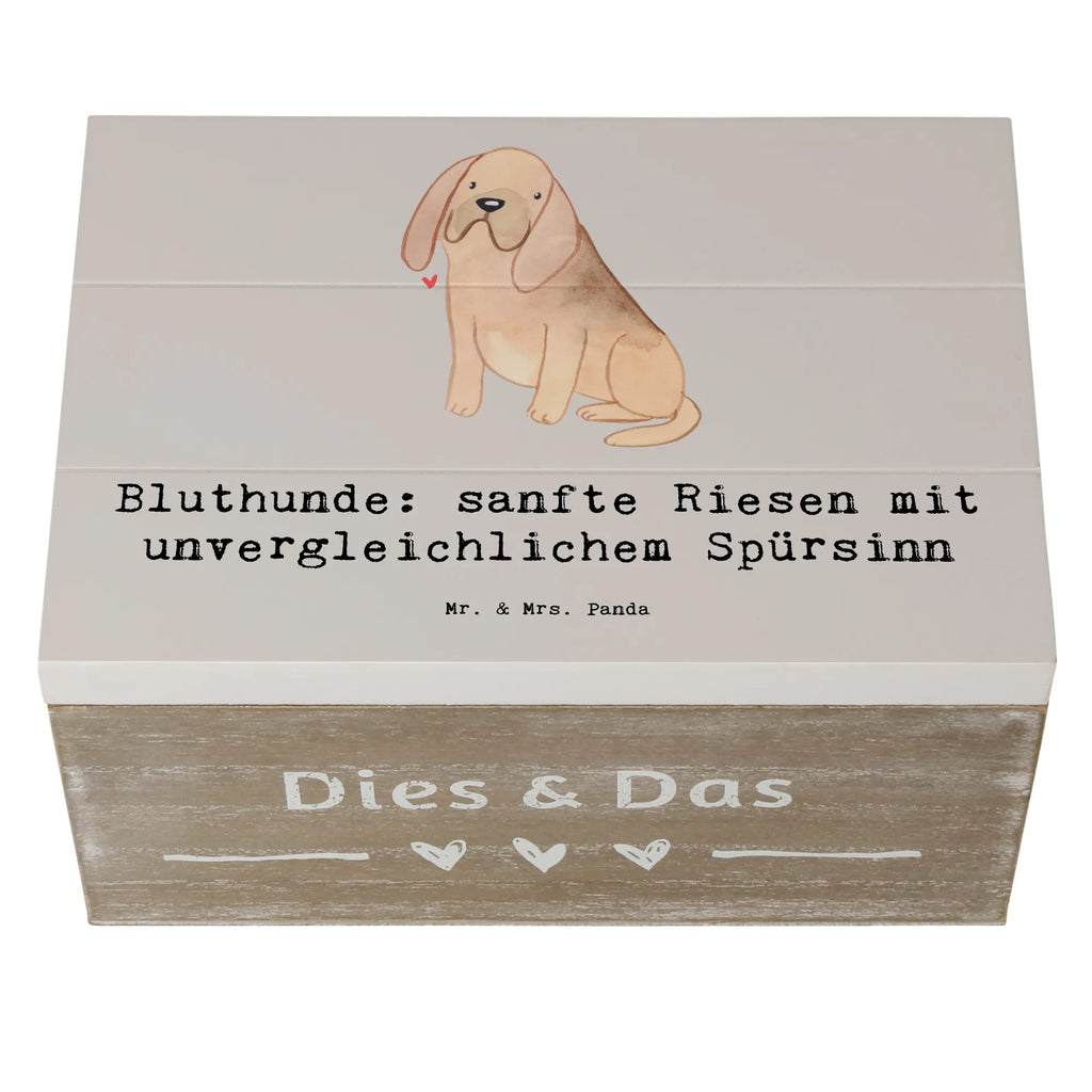 Wooden chest Bluthunde: sanfte Riesen mit unvergleichlichem Spürsinn Schatzkiste, Truhe, Dekokiste, Holzkiste, Erinnerungskiste, Aufbewahrungsbox, Geschenkdose, Kiste, Geschenkbox, XXL, Erinnerungsbox, Schatulle, Hund, Hunderasse, Rassehund, Hundebesitzer, Geschenk, Tierfreund, Schenken, Welpe
