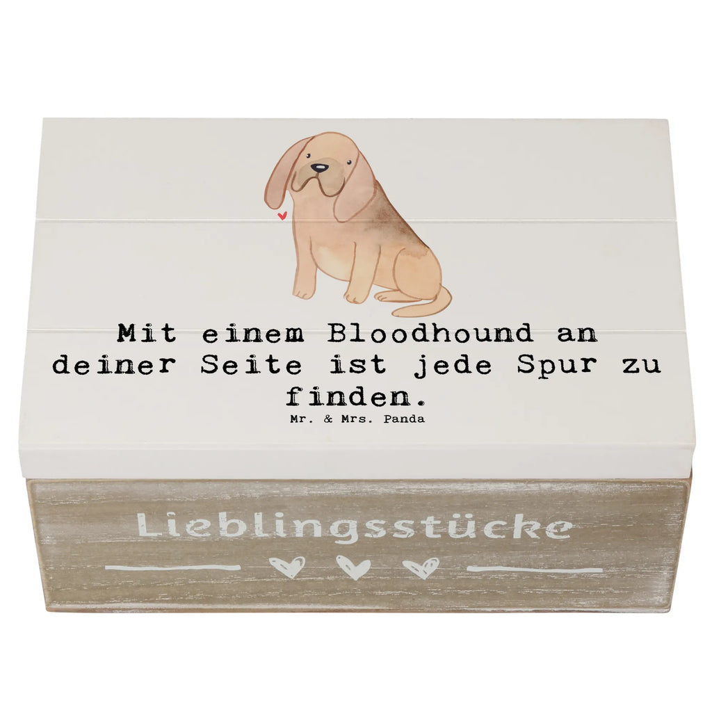 Holzkiste Bloodhound Spur Erinnerungsbox, Holzkiste, XXL, Kiste, Erinnerungskiste, Aufbewahrungsbox, Truhe, Schatulle, Dekokiste, Schatzkiste, Geschenkdose, Geschenkbox, Hund, Hunderasse, Rassehund, Hundebesitzer, Geschenk, Tierfreund, Schenken, Welpe
