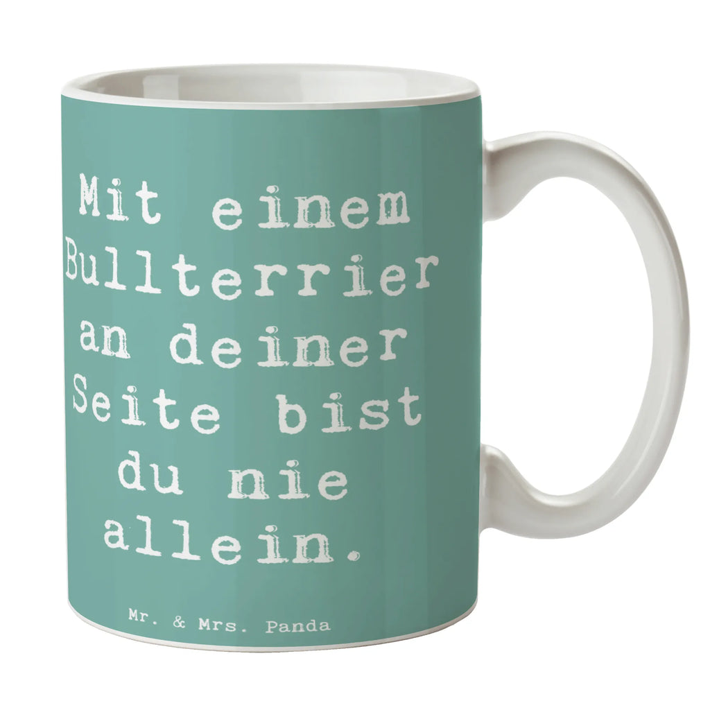 Mug Saying Mit einem Bullterrier an deiner Seite bist du nie allein. Kaffeetasse, Becher, Mug, Keramiktasse, Pott, Designtasse, Sprüchetasse, Frühstücksbecher, Dekotasse, Tasse mit Motiv, statement tasse, Keramikbecher, kaffeetasse bedruckt, kaffeebecher bedruckt, Kakaotasse, Bürotasse, Motivtasse, milchkaffeetasse, design tasse, Trinktasse, tasse für büro, Teebecher, Bedruckte Tasse, Geschenktasse, Henkelbecher, schöne tasse, kaffeetasse keramik, Trinkbecher, kaffeebecher keramik, hochwertige tasse, Kaffeebecher, Tasse mit Spruch, Teepott, Tasse, Henkeltasse, Kaffeepott, tasse für kaffee, Teetasse, Frühstückstasse, Coffee Mug, heißgetränkebecher, haferl, Bürobecher, Geschenk, Tierfreund, Rassehund, Hunderasse, Schenken, Welpe, Hundebesitzer, Hund