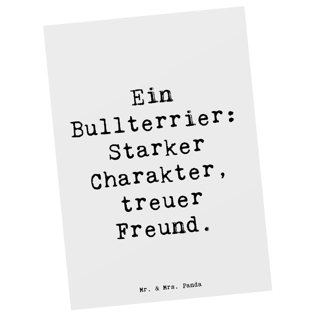 Postkarte Spruch Bullterrier Freund Dankeskarte, Postkarte, Ansichtskarte, Karte, Geburtstagskarte, Einladungskarten Geburtstag, Grußkarte, Einladung, Einladung Geburtstag, Ansichtskarten, Einladungskarte, Geschenkkarte, Hund, Hunderasse, Rassehund, Hundebesitzer, Geschenk, Tierfreund, Schenken, Welpe