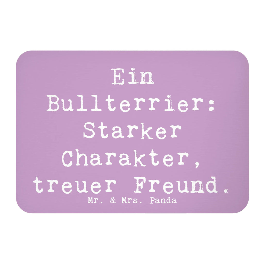 Magnet Saying Ein Bullterrier: Starker Charakter, treuer Freund. Notiz Magnet, Pinnwandmagnet, Motivmagnete, Kühlschrank Dekoration, Dekomagnet, Whiteboard Magnet, Souvenir Magnet, Kühlschrankmagnet, Hund, Hunderasse, Rassehund, Hundebesitzer, Geschenk, Tierfreund, Schenken, Welpe