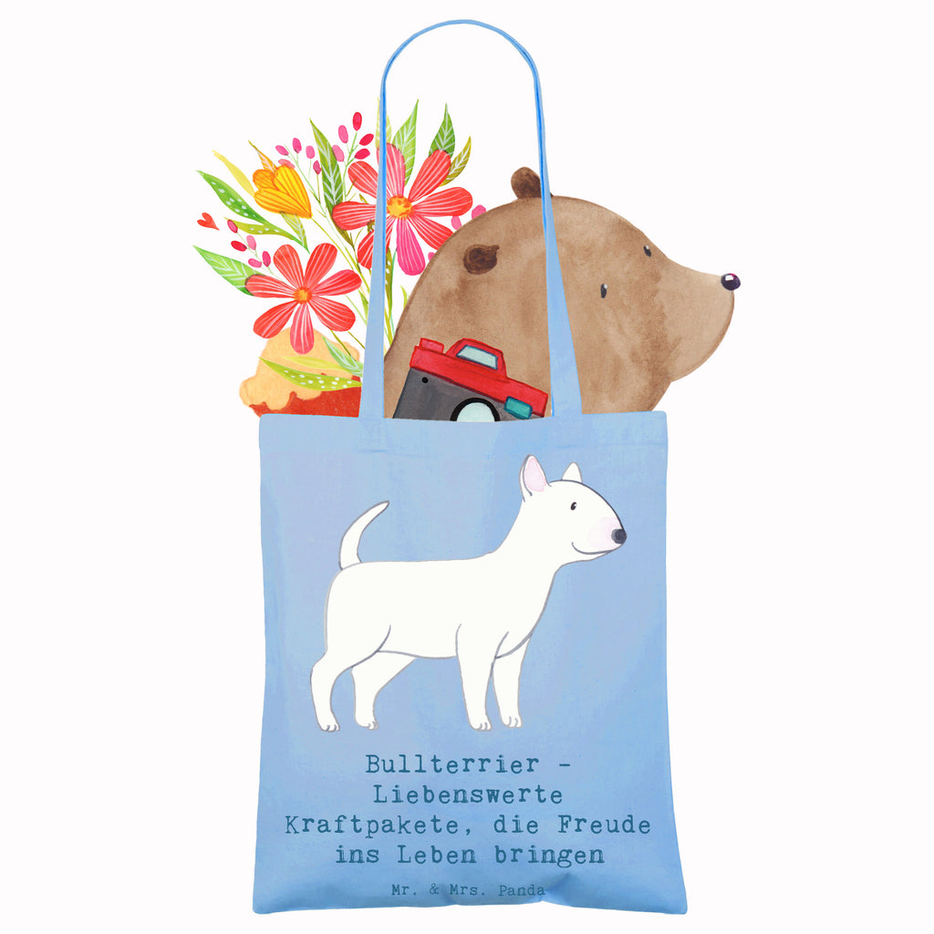 Tragetasche Bullterrier Kraftpaket Laptoptasche, Stoffbeutel, Jutetasche, Strandtasche, Badetasche, Beuteltasche, Einkaufstasche, Tragetasche, Beutel, Shopper, Schultertasche, Einkaufstüte, Umhängetasche, Stofftasche, Tasche, Jutebeutel, Hund, Hunderasse, Rassehund, Hundebesitzer, Geschenk, Tierfreund, Schenken, Welpe