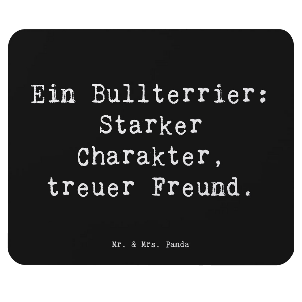 Mouse mat Saying Ein Bullterrier: Starker Charakter, treuer Freund. Einzigartiges Mauspad, Mauspad, Büroausstattung, PC Zubehör, Mousepad, Mausunterlage, Mauspad Büro, Computer zubehör, Arbeitszimmer, Designer Mauspad, Hund, Hunderasse, Rassehund, Hundebesitzer, Geschenk, Tierfreund, Schenken, Welpe