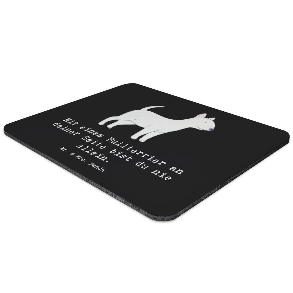 Mouse mat Mit einem Bullterrier an deiner Seite bist du nie allein. Mausunterlage, Büroausstattung, Mauspad, Designer Mauspad, Einzigartiges Mauspad, Mauspad Büro, Mousepad, PC Zubehör, Computer zubehör, Arbeitszimmer, Hund, Hunderasse, Rassehund, Hundebesitzer, Geschenk, Tierfreund, Schenken, Welpe
