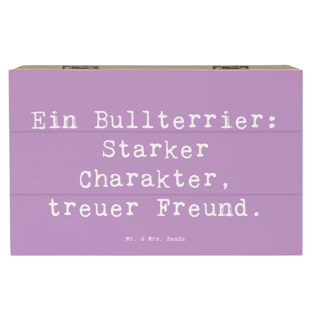 Wooden chest Saying Ein Bullterrier: Starker Charakter, treuer Freund. Aufbewahrungsbox, Dekokiste, Geschenkbox, Schatzkiste, Truhe, Erinnerungskiste, Schatulle, Kiste, Erinnerungsbox, XXL, Holzkiste, Geschenkdose, Hund, Hunderasse, Rassehund, Hundebesitzer, Geschenk, Tierfreund, Schenken, Welpe