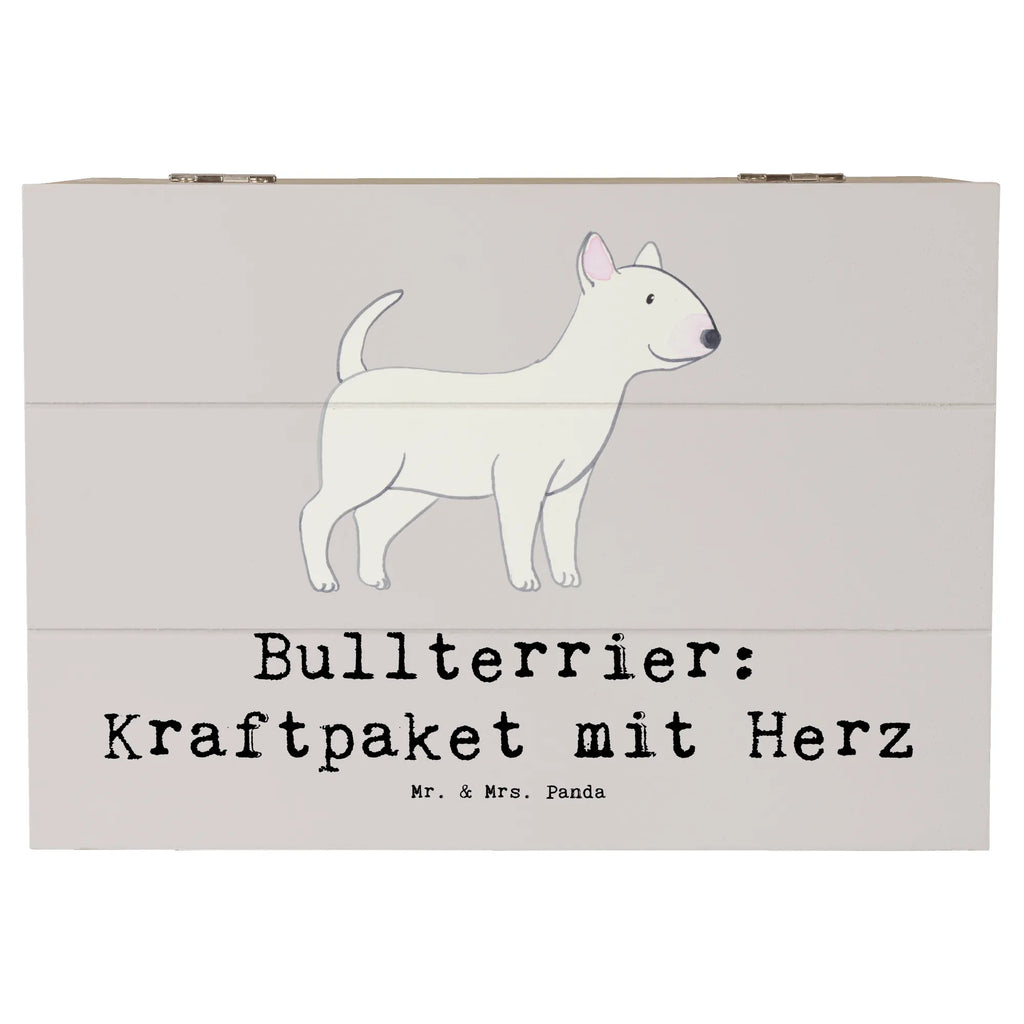 Wooden chest Bullterrier: Kraftpaket mit Herz Dekokiste, Holzkiste, Erinnerungsbox, Geschenkdose, Geschenkbox, Aufbewahrungsbox, Erinnerungskiste, Schatzkiste, XXL, Kiste, Truhe, Schatulle, Hund, Hunderasse, Rassehund, Hundebesitzer, Geschenk, Tierfreund, Schenken, Welpe
