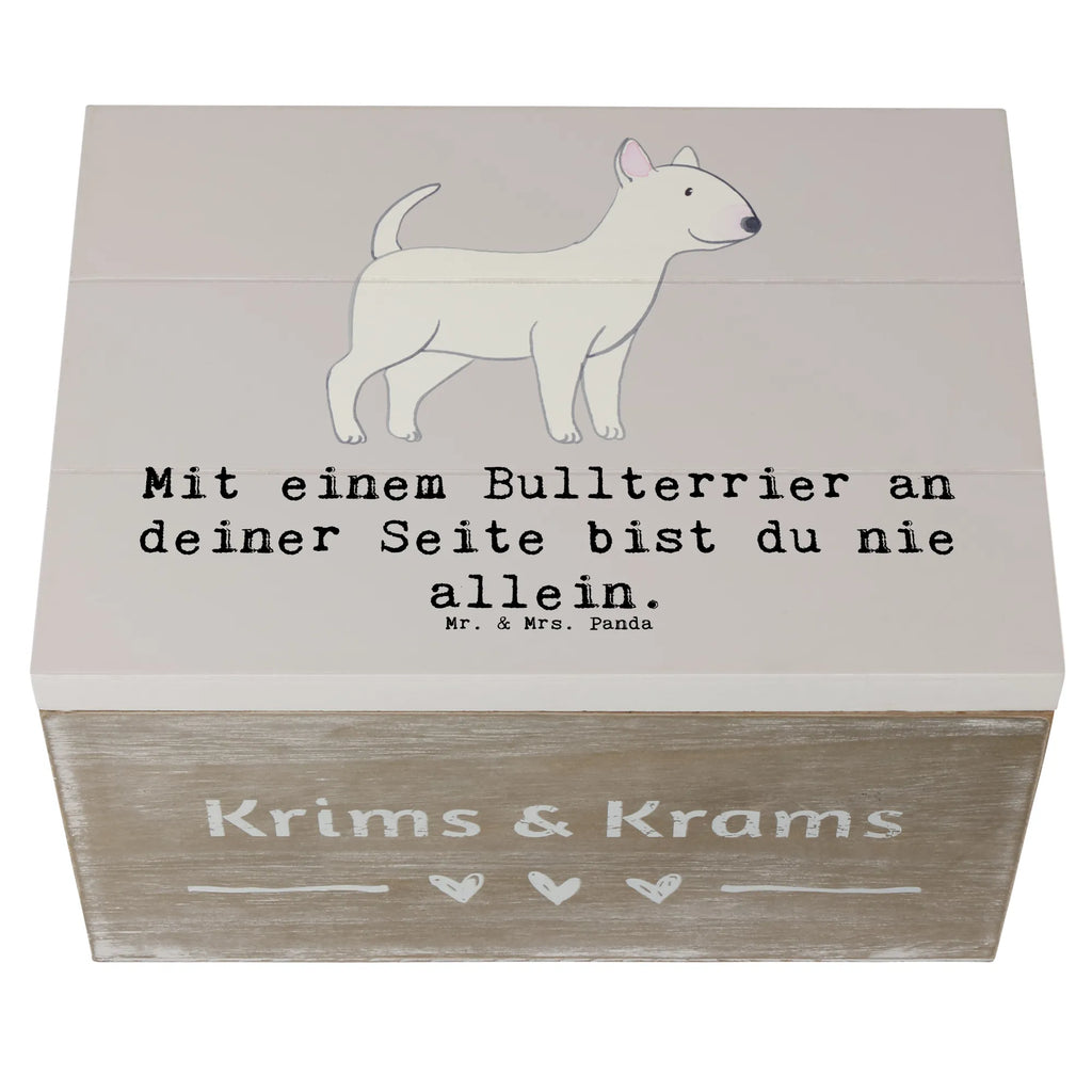 Holzkiste Bullterrier Begleiter Aufbewahrungsbox, Erinnerungskiste, Holzkiste, Schatulle, Dekokiste, Truhe, Erinnerungsbox, XXL, Kiste, Geschenkbox, Schatzkiste, Geschenkdose, Hund, Hunderasse, Rassehund, Hundebesitzer, Geschenk, Tierfreund, Schenken, Welpe