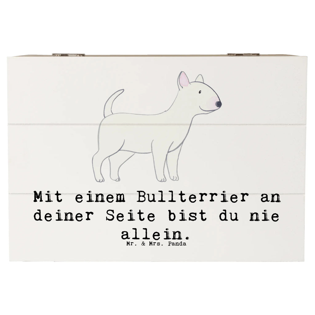 Holzkiste Bullterrier Begleiter Aufbewahrungsbox, Erinnerungskiste, Holzkiste, Schatulle, Dekokiste, Truhe, Erinnerungsbox, XXL, Kiste, Geschenkbox, Schatzkiste, Geschenkdose, Hund, Hunderasse, Rassehund, Hundebesitzer, Geschenk, Tierfreund, Schenken, Welpe