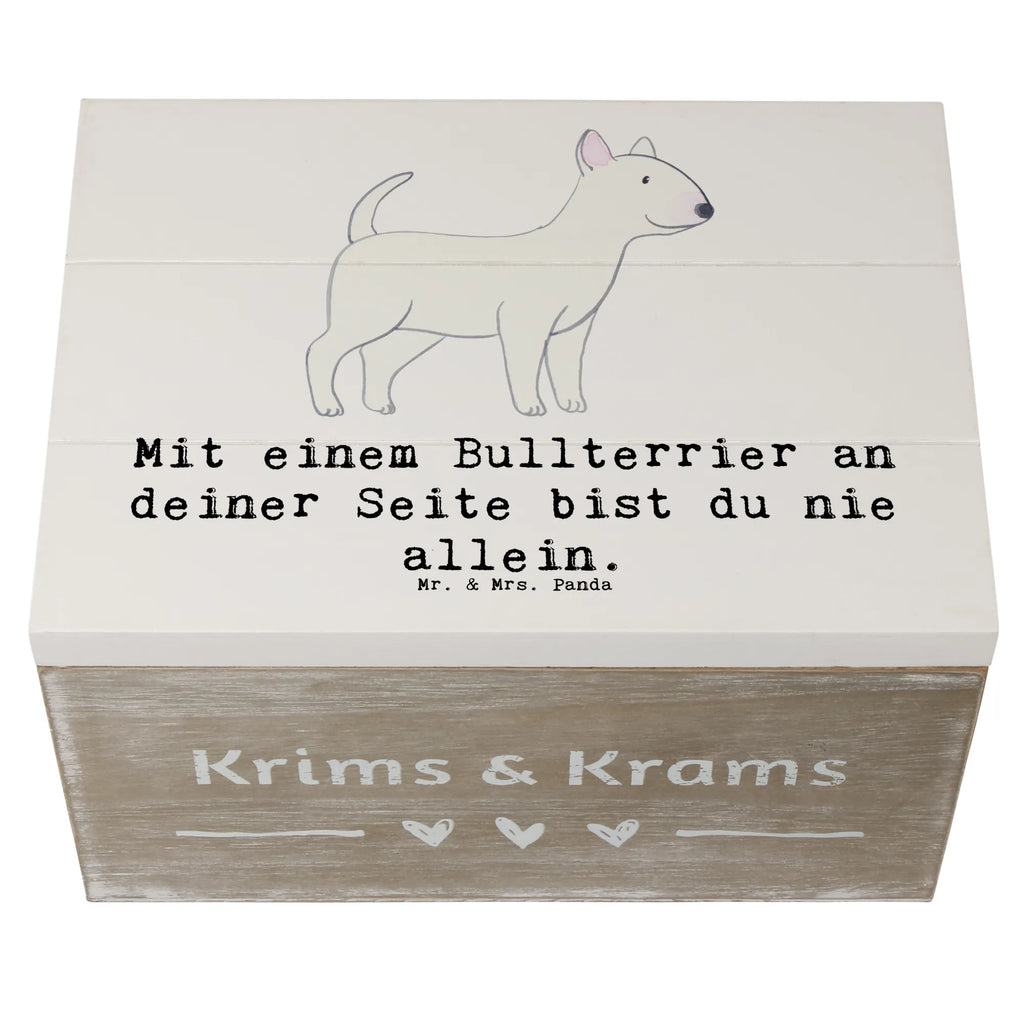 Holzkiste Bullterrier Begleiter Aufbewahrungsbox, Erinnerungskiste, Holzkiste, Schatulle, Dekokiste, Truhe, Erinnerungsbox, XXL, Kiste, Geschenkbox, Schatzkiste, Geschenkdose, Hund, Hunderasse, Rassehund, Hundebesitzer, Geschenk, Tierfreund, Schenken, Welpe
