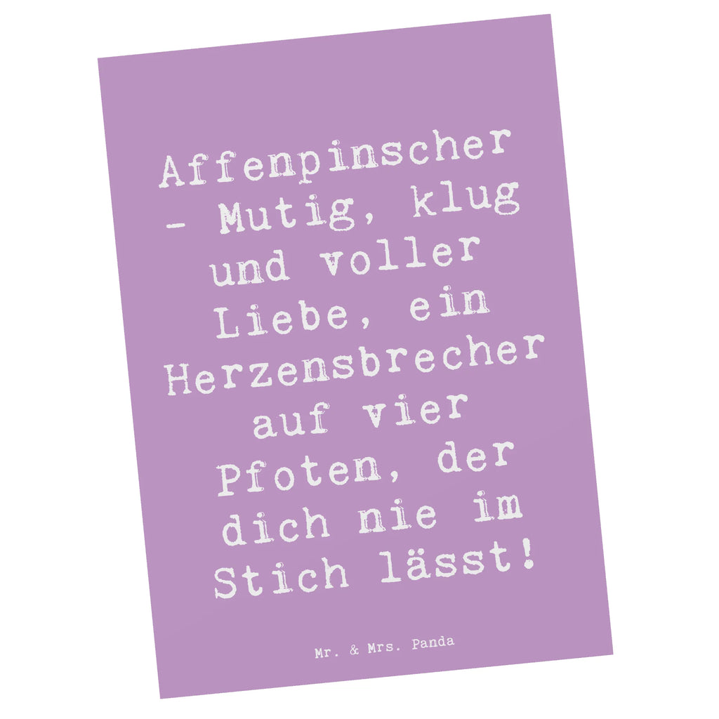 Postcard Saying Affenpinscher - Mutig, klug und voller Liebe, ein Herzensbrecher auf vier Pfoten, der dich nie im Stich lässt! Einladung Geburtstag, Grußkarte, Karte, Geschenkkarte, Dankeskarte, Ansichtskarten, Ansichtskarte, Einladungskarten Geburtstag, Postkarte, Einladung, Geburtstagskarte, Einladungskarte, Hund, Hunderasse, Rassehund, Hundebesitzer, Geschenk, Tierfreund, Schenken, Welpe
