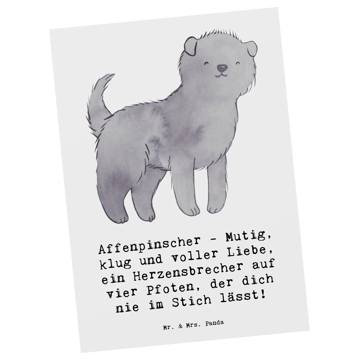 Postkarte Affenpinscher Liebe Postkarten, Ansichtskarte, kunstkarte, Ansichtskarten, einzelkarte, bildkarte, Designkarte, Kunstkarten, spruchkarte, Postkarte, Grußkarte, Fotokarte, Motivkarte, Geschenk, Schenken, Hund, Hunderasse, Rassehund, Hundebesitzer, Tierfreund, Welpe