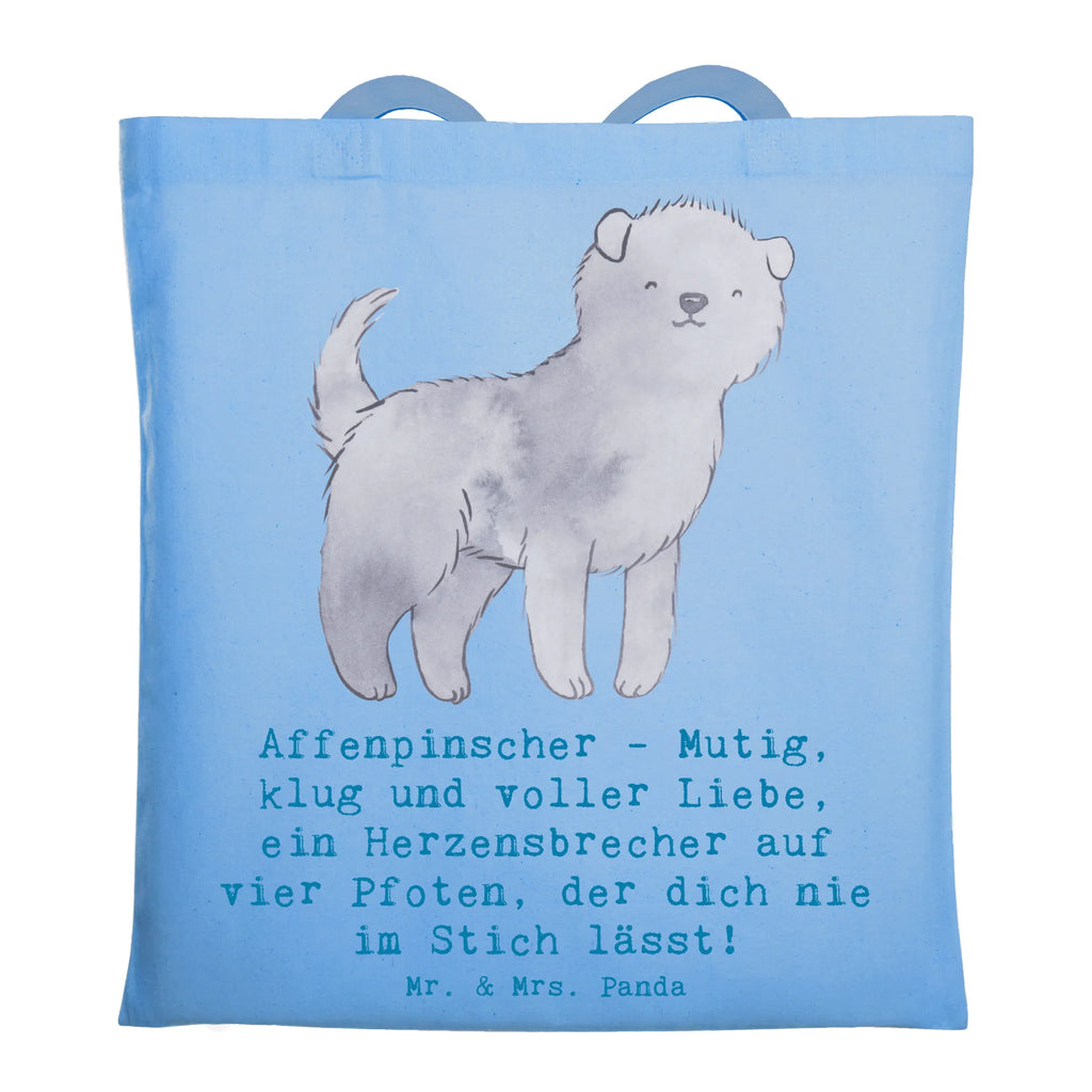 Tote bag Affenpinscher - Mutig, klug und voller Liebe, ein Herzensbrecher auf vier Pfoten, der dich nie im Stich lässt! Tragetasche, Stofftasche, Tasche, Strandtasche, Schultertasche, Umhängetasche, Laptoptasche, Jutebeutel, Badetasche, Shopper, Stoffbeutel, Jutetasche, Einkaufstüte, Einkaufstasche, Beuteltasche, Beutel, Hund, Hunderasse, Rassehund, Hundebesitzer, Geschenk, Tierfreund, Schenken, Welpe