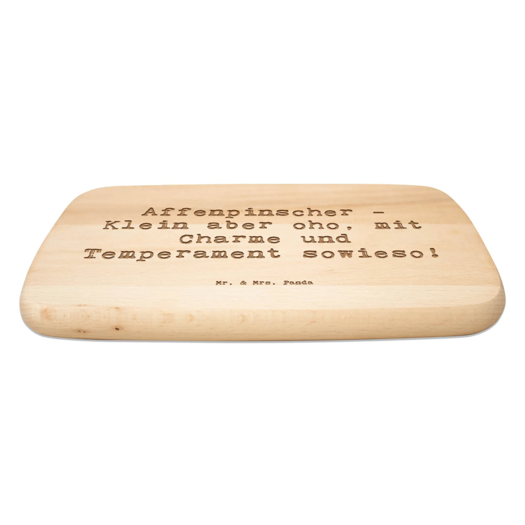 Serving board Saying Affenpinscher - Klein aber oho, mit Charme und Temperament sowieso! cutting board, Board, breakfast board, Dog, dog breed, purebred dog, dog owner, gift, animal lover, giving, puppy